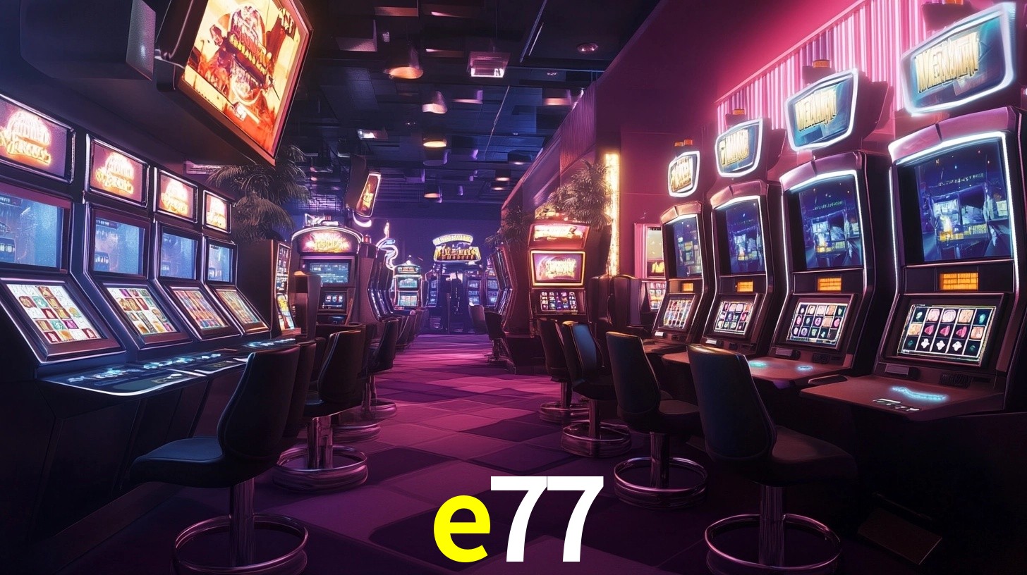 e77 Logo - Bônus com Rollover Justo